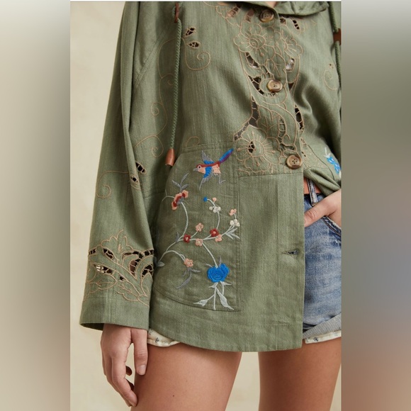 Anthropologie Heirloom Novelty Jacket - Picture 2 of 6